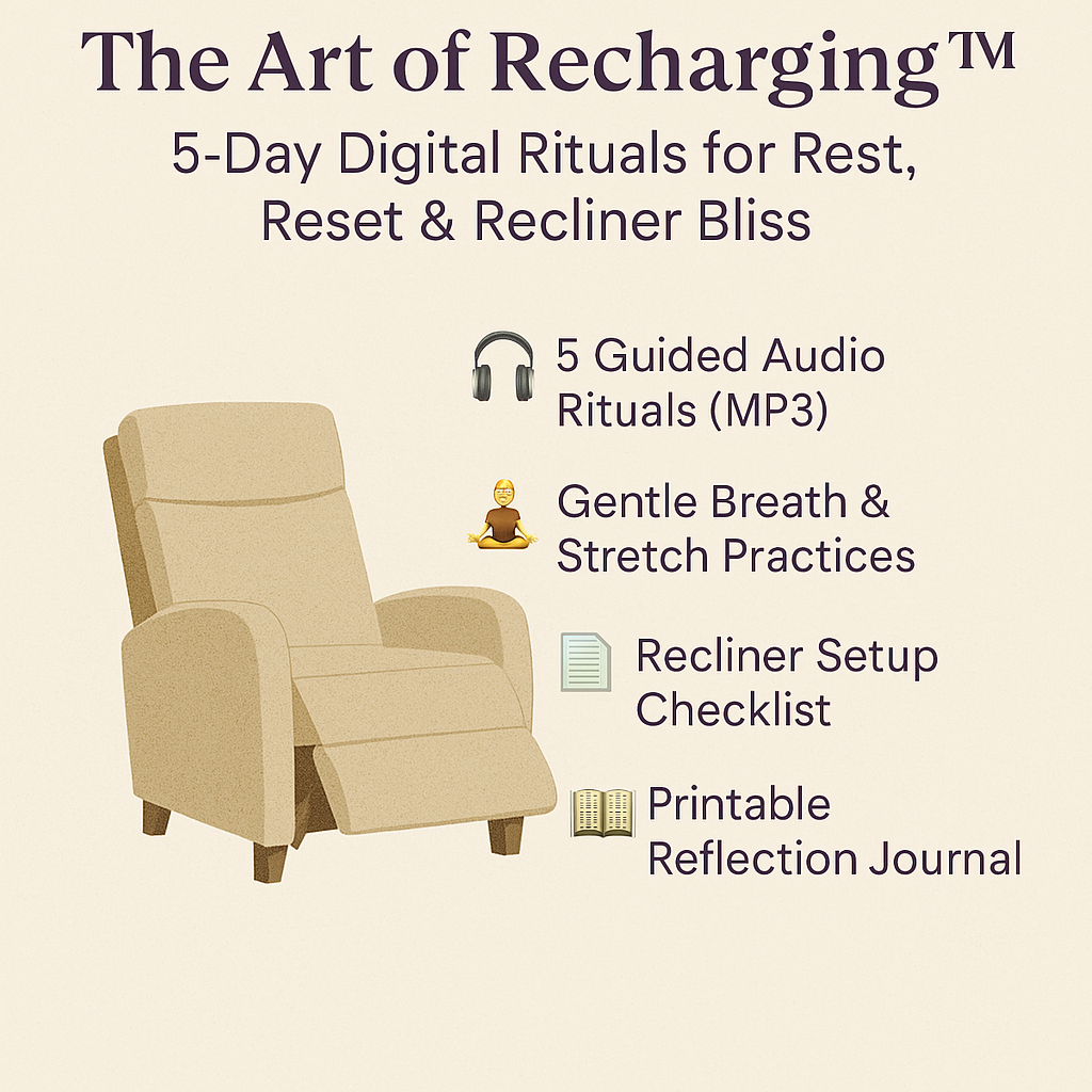 The Art of Recharging: 5-Day Recliner Rituals for Rest, Reset & Recliner Bliss